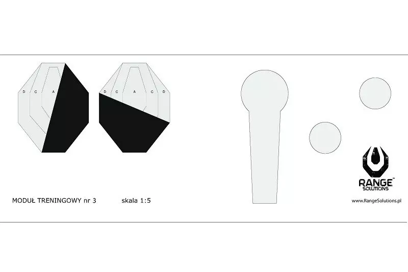 Tarcze Strzeleckie Drill-3 - 50 szt. RAN-31-029032-00 asgbox.pl asgbox.pl - Tarcze Strzeleckie Drill-3 - 50 szt.