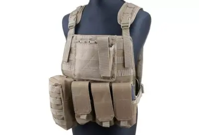 Kamizelka taktyczna typu MBSS Plate Carrier - coyote - obrazek 2