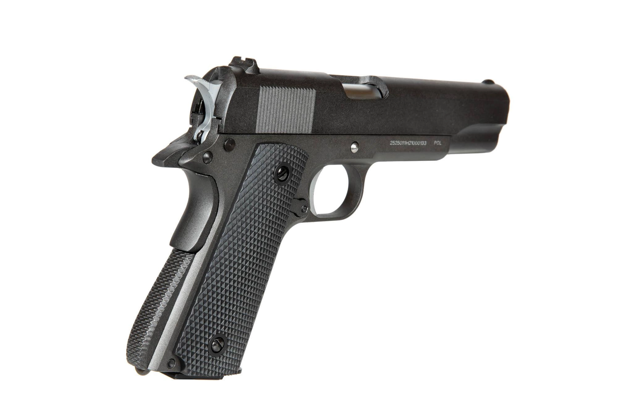 Replika pistoletu G198 (CO2) - szara OD-G-WEL-02-019746-00 asgbox.pl Replika pistoletu G198 (CO2) - szara - obrazek 4