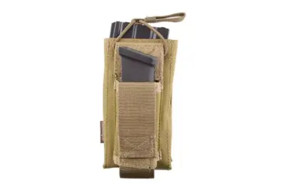 Pojedyncza ładownica Open Top na magazynek M4/M16 + pistoletowy - khaki - obrazek 4