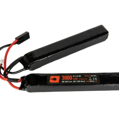 asgbox.pl - Akumulator LiPo 3000mah 7.4v 20c  - dwudzielny