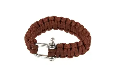 Bransoletka survivalowa (U) - coyote brown - obrazek 3