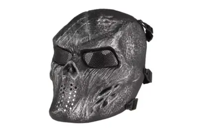 Maska Tactical Skull - Silver - obrazek 3