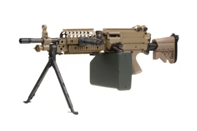 Replika karabinu maszynowego H.M.G. MK46 - tan - obrazek 5