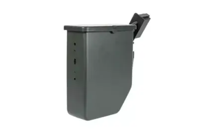Elektryczny magazynek pudełkowy 2500 kulek do replik M249 - oliwkowy - obrazek 3