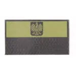 asgbox.pl - Naszywka IR - Flaga Polski z godłem - OD