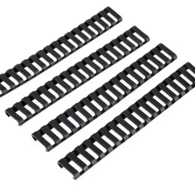 asgbox.pl - Zestaw 4 osłon na szyny RIS - czarny