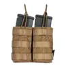 Podwójna ładownica MOLLE na 2 magazynki typu M4/M16 - Tan OD-G-IVG-19-031145-00 asgbox.pl