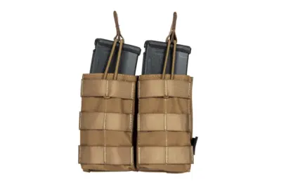 Podwójna ładownica MOLLE na 2 magazynki typu M4/M16 - Tan - obrazek 3