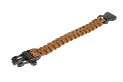 Bransoletka survivalowa (fastex) - khaki - obrazek 2