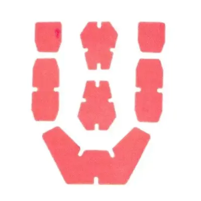 asgbox.pl - Zestaw rzepów na hełmy typu CP - różowy