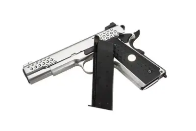 Replika pistoletu Knight Hawk - srebrna - obrazek 4