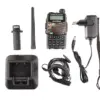 Ręczna, dwukanałowa radiostacja Baofeng UV-5RA - krótka bateria (VHF / UHF) OD-G-BAO-31-011465-00 asgbox.pl asgbox.pl - Ręczna