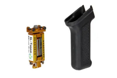 Chwyt pistoletowy Slim + silnik SL-Torque do replik typu AK - czarny - obrazek 2