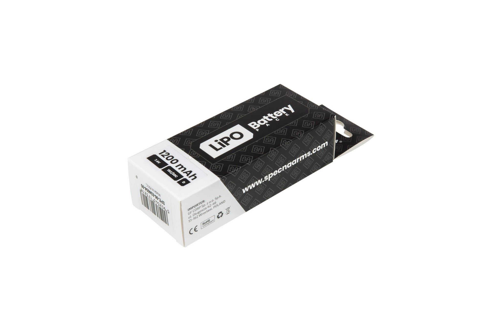 Akumulator LiPo 7,4V 1200mAh 15/30C - T-Connect (Deans) OD-G-SPE-06-024604-00 asgbox.pl asgbox.pl - Akumulator LiPo 7