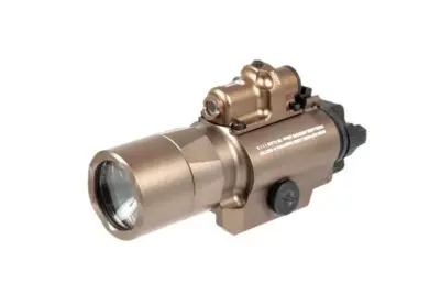 Latarka taktyczna na pistolet SF X400  - tan - obrazek 3