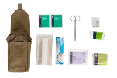 Apteczka Aid Kit z wyposażeniem - Coyote - obrazek 4