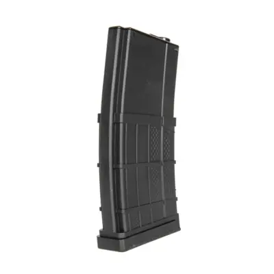 Polimerowy magazynek mid-cap LT 130 kulek do replik M4/M16 - czarny ACM-05-029526-00 asgbox.pl