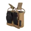 Podwójna ładownica pistoletowa do kamizelek szkieletowych - Coyote Brown OD-G-EME-19-027864-00 asgbox.pl