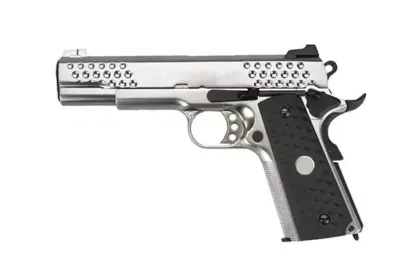 Replika pistoletu Knight Hawk - srebrna - obrazek 5