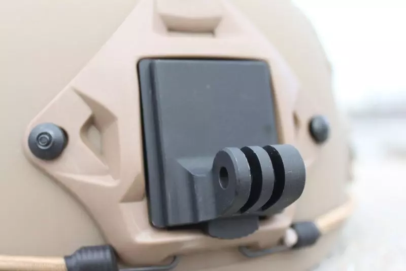 Montaż nahełmowy do kamer typu GoPro HR3 / HR2 TMC-31-005047-00 asgbox.pl Montaż nahełmowy do kamer typu GoPro HR3 / HR2 - obrazek 3