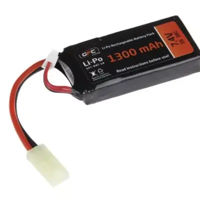 Akumulator LiPo 7,4V 1300mAh 20/40C GFE-06-003343-00 asgbox.pl 4V 1300mAh 20/40C