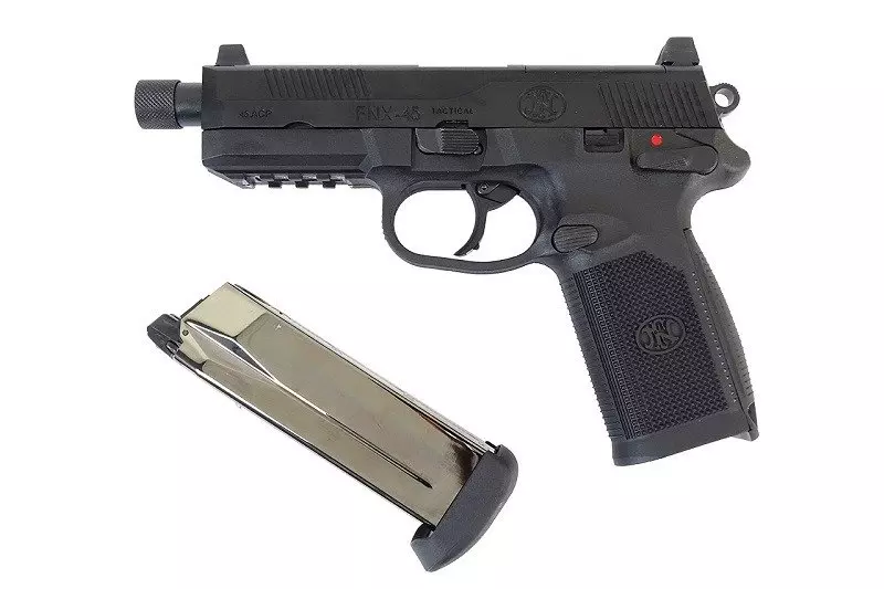 Replika pistoletu FN FNX .45 - czarna CYB-02-010635-00 asgbox.pl Replika pistoletu FN FNX .45 - czarna - obrazek 4