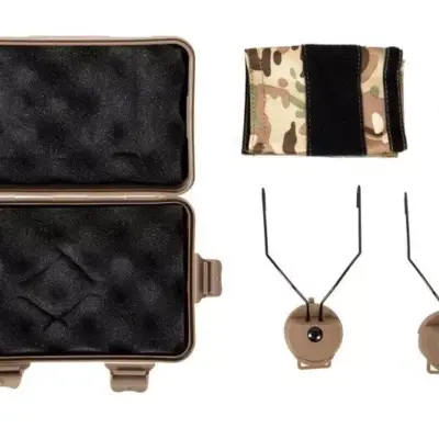 Alternative view of Adapter zestawu typu MSA na hełm - dark earth