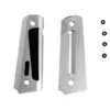 asgbox.pl - Aluminiowe okładziny chwytu TYPE B do pistoletów typu Colt 1911 - srebrne