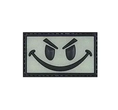 Alternative view of Naszywka 3D - Smiley - świecąca w ciemności