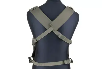 Kamizelka taktyczna typu Chest Rig - oliwkowa - obrazek 3