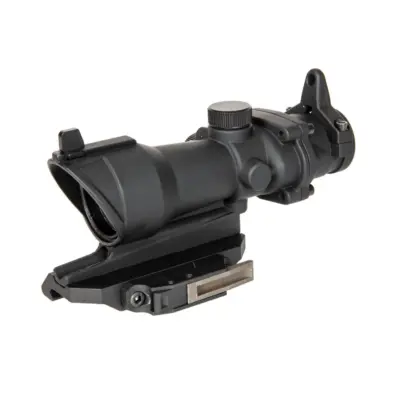 Replika lunety ACOG Style 4x32 z osłoną Killflash i montażem QD V2 - czarna JJA-10-030709-00 asgbox.pl Replika lunety ACOG Style 4x32 z osłoną Killflash i montażem QD V2 - czarna JJA-10-030709-00 asgbox.pl