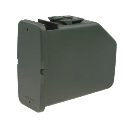 Alternative view of Magazynek pudełkowy 2400 kulek do repliki typu M249 - oliwkowy