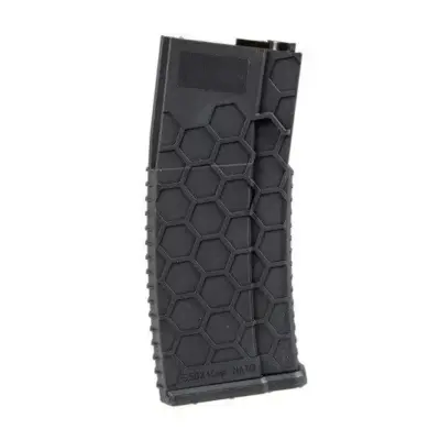 asgbox.pl - Magazynek mid-cap na 120 kulek typu HEX do M4/M16 - czarny