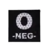 Naszywka IR z grupą krwi: 0 NEG OD-G-KAM-30-002087-00 asgbox.pl