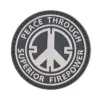 Naszywka 3D - Peace Through Superior Firepower OD-G-GFT-30-004688-00 asgbox.pl
