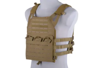 Kamizelka taktyczna typu Jump Laser-Cut - tan - obrazek 3