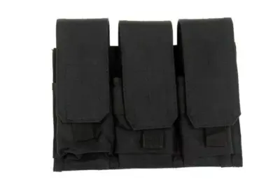 Potrójna ładownica na magazynki typu M4/M16 - czarna - obrazek 4