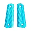 Aluminiowe okładziny chwytu TYPE C do pistoletów typu Colt 1911 - niebieskie OD-G-FMA-09-023013-00 asgbox.pl