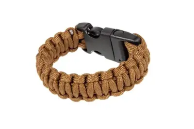 Bransoletka survivalowa (fastex) - khaki - obrazek 3