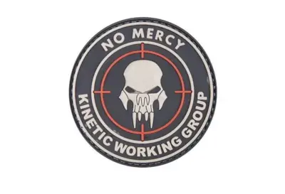 Naszywka 3D - NO MERCY – KINETIC WORKING GROUP - Black - obrazek 2