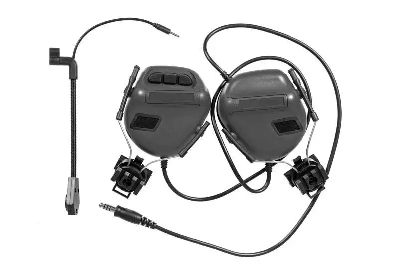 Zestaw słuchawkowy ERM na hełm - czarny DRA-31-026635-00 asgbox.pl Zestaw słuchawkowy ERM na hełm - czarny - obrazek 4