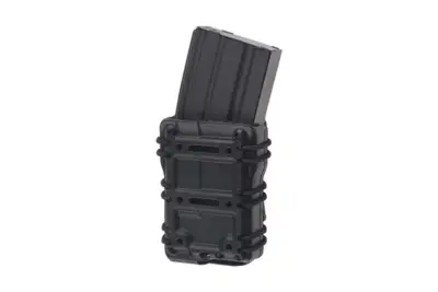 Ładownica SMC na magazynek 5.56 (QD na pas) - czarna - obrazek 3