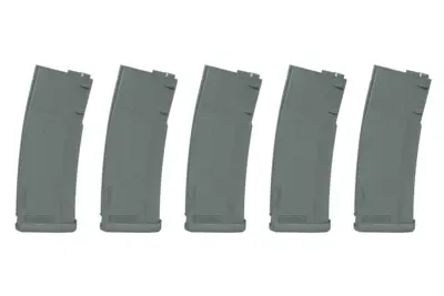 Zestaw 5 magazynków S-Mag Mid-Cap na 125 kulek - Chaos Grey - obrazek 2