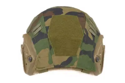 Pokrowiec na hełm FAST PJ  - woodland - obrazek 4