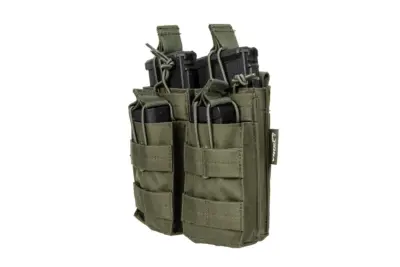 Podwójna ładownica na 4 magazynki typu M4/M16 - oliwkowa - obrazek 2