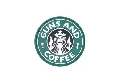 Naszywka 3D – Guns and Coffee - obrazek 2