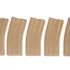 Zestaw 5 magazynków low-cap 70 kulek do M4/M16 - tan OD-G-SPE-05-005262-00 asgbox.pl