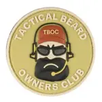 asgbox.pl - Naszywka 3D - TBOC - tan