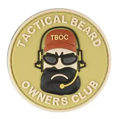 asgbox.pl - Naszywka 3D - TBOC - tan